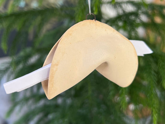 Fortune Cookie Ornament