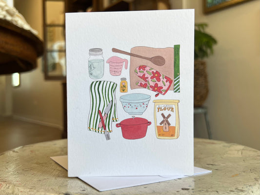 "Makin' Sourdough" Greeting Card