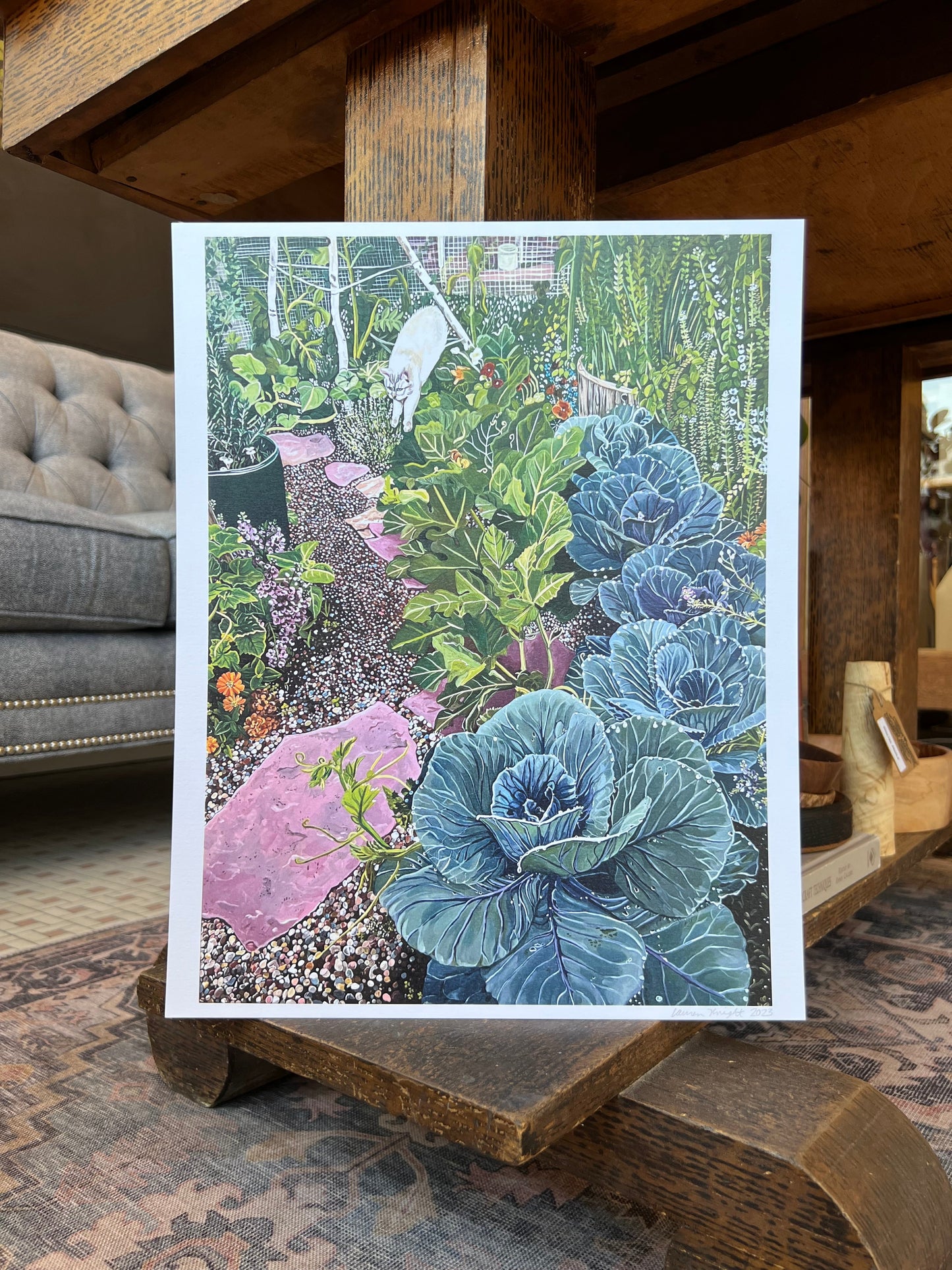 "June in the Garden" - Print