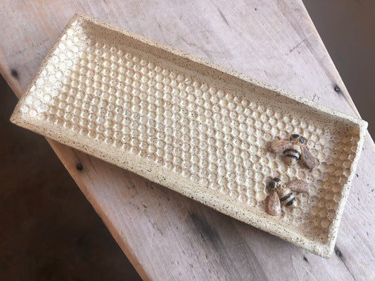 Rectangular Honeycomb Dish