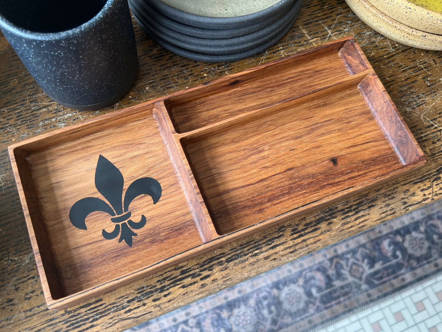 Valet Tray - Fleur De Lis