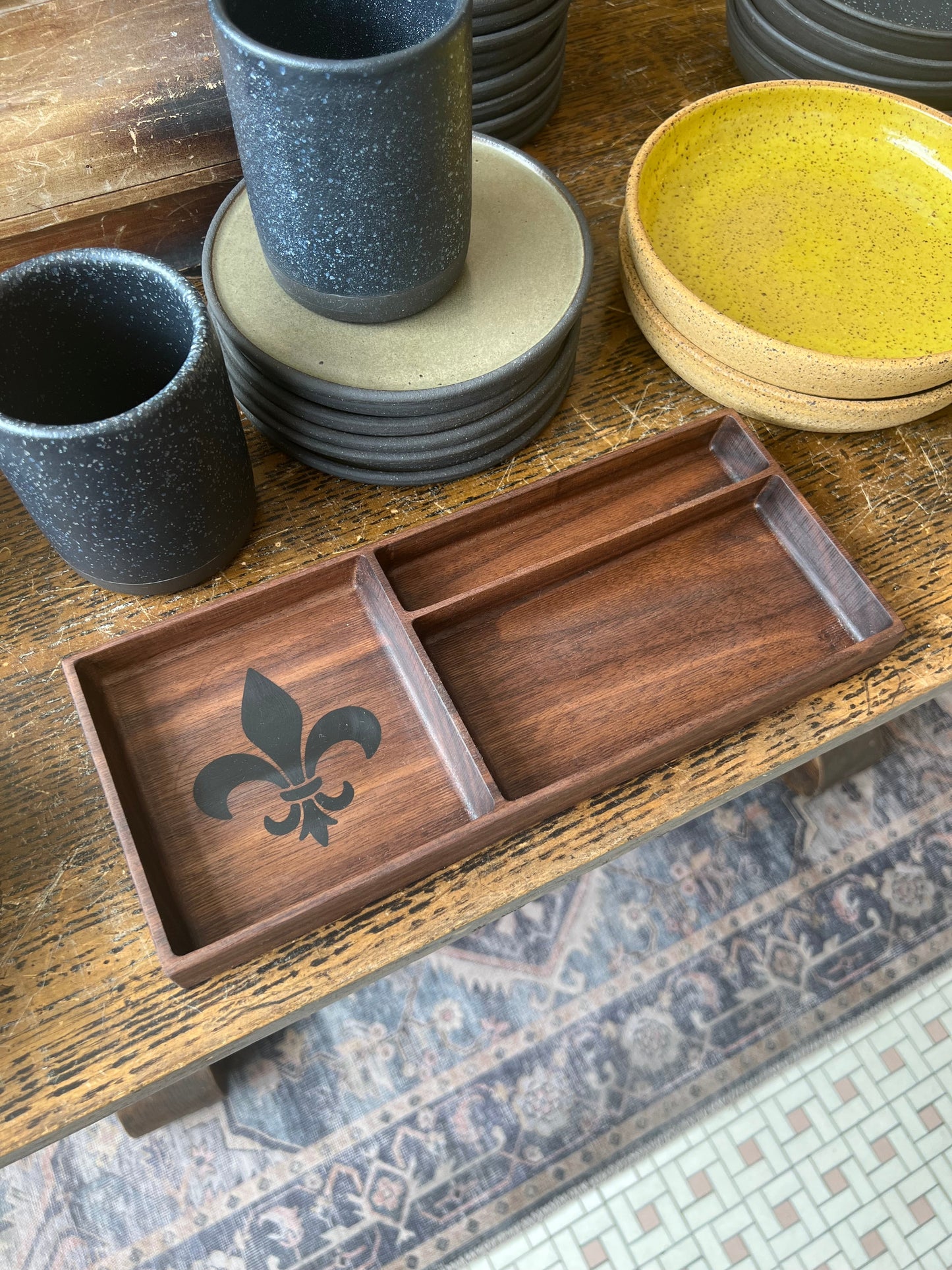 Valet Tray - Fleur De Lis